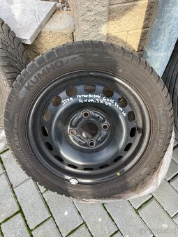Zimní kola 195/50 R15 KUMHO – plechové disky - 5