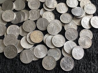 104 kusů 1 haléřů ČSSR, mince Československo, starý znak - 5