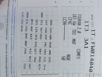 Volkswagen Touran 2,0TDi 103kw, Najeto 173tkm, 2014, CUP - 5