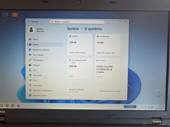 Lenovo Thinkpad L540, SSD disk, Windows 11, záruka - 5