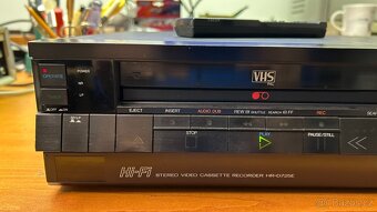 JVC HR-D725E Vintage HiFi Stereo video, vzácné + ovladač - 5