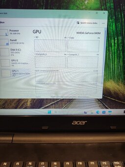 Herní notebook Acer  v pěkném stavu volný do smazání - 5