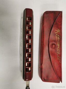 Foukací harmonika Hohner Chrometta - 5