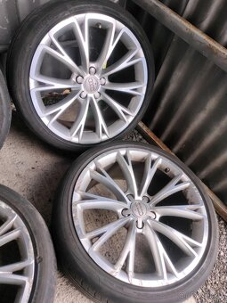 4ks alu disky orig. AUDI 5x112 R19 PNEU 255/35 r19 - 5