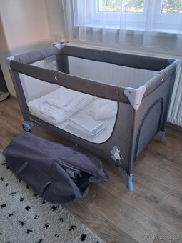 Cestovní postýlka Kinderkraft joy Blue s příslušenstvím - 5