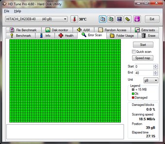 2.5" HDD PATA IDE 40GB - testovane - 5