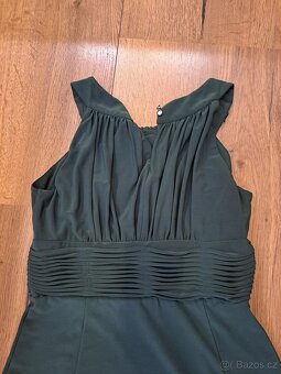 zelené společenské šaty - 5