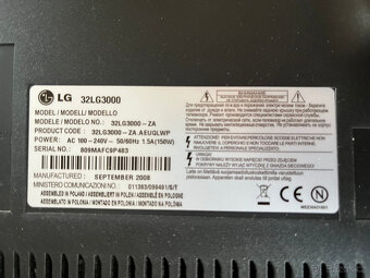 televize LG 32 LG 3000 úhlopříčka 80 cm - 32 palců - 5