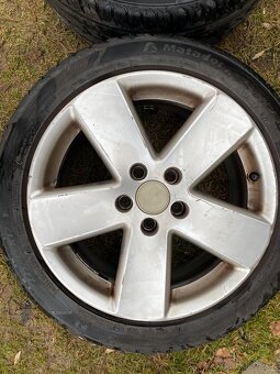 Originální alu kola VW passat b6 7,5jx17et47 pneu 225/45r17 - 5