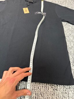 tričko stussy basic Tee Black - 5
