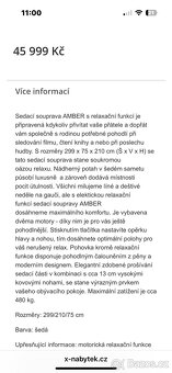 Prodám luxusní sedací soupravu s el.výsunem - 5
