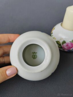Krásný porcelánový svícení RHA Německo kooperace Reichenbach - 5