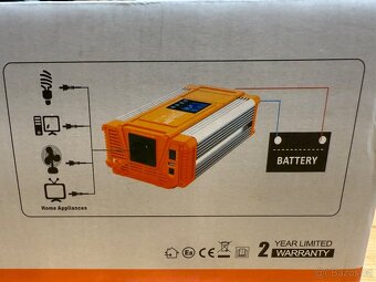 Prodám PURE SINE měnič napětí s LCD - 5