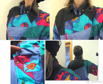 Vintage 90s zimní kombinéza dětská-teen-petit-XXS/XS - 5