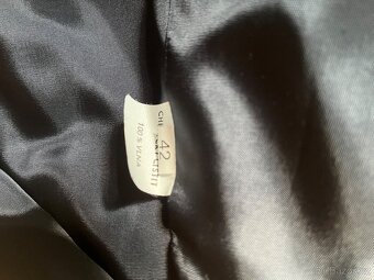 Vlněný dlouhý dámský kabát, vel. 42 - 5