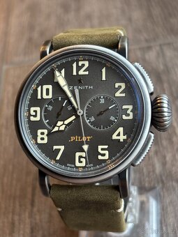 original hodinky ZENITH PILOT TON-UP TYPE 20 nové - 5