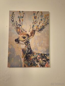 Obraz /y z IKEA barevný sob - 5