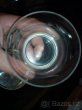 skleněná řada, podšálky, sklenice - 5