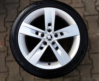 Alu kola originál Seat Leon, Škoda Octavia III 5x112 R17 - 5