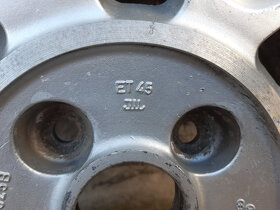 PRODÁM 1ks ALU DISK 6Jx14H2B ET-45 na VW, AUDI - 5