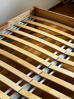 IKEA Tarva postel 140×200 + matrace Hokkasen + rošty - 5