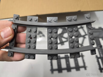 City koleje (náhrada) rovinky, zatáčky, vyhybky 76kusů - 5