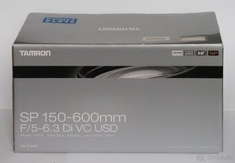 Objektiv pro Canon EF Tamron SP 150-600mm F 5-6,3 Di VC USD - 5