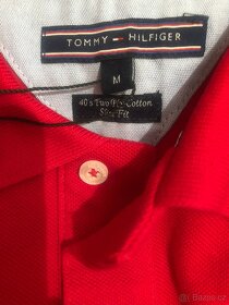 Tommy Hilfiger polo triko Red M - 5