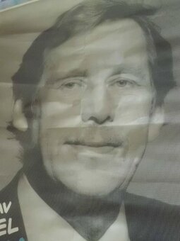 Původní Plakát - VÁCLAV HAVEL - Záruka Svobodných Voleb - OF - 5