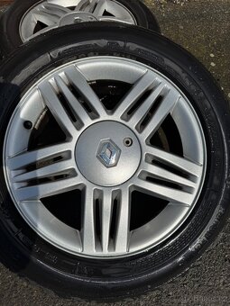 ALU disky Renault R 16” + letní pneu Goodyear 205/60 runflat - 5