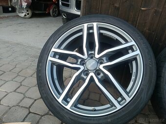 ALU kola R19 5x112, 245/40 letní pneu - 5