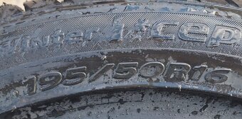 195/50r16 88h xl hankook zimní pneu nový sada - 5