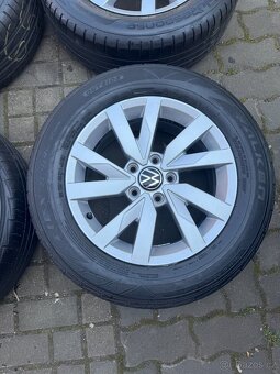 ORIGINÁL Alu Volkswagen ARAGON R16, 5x112 - TOP STAV, LETNÍ - 5