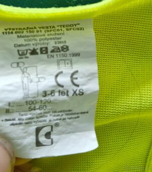 Cyklokraťasy , pláštěnky, 2x výstražná vesta - 5