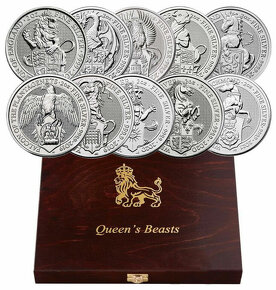 22oz Kompletni serie Queen's Beasts -11 minci (10+Completer) - 5