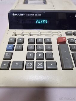 Kalkulačka SHARP COMPET CS-2635 - 5