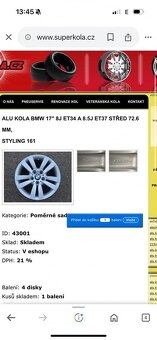 Alu BMW kola - 5