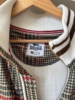Tepláková souprava Lonsdale Gent Tracksuit Mens Beige Check - 5