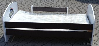 Dětská postel s matrací 180x90cm POLICIE - 5