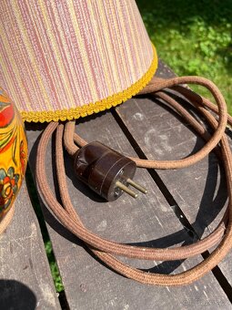 Keramická stolní lampa 60 léta - 5