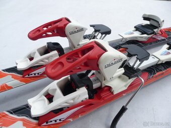 Skialpove lyze TECNO Snowcat 144 cm + pasy Coltex TOP STAV  - 5