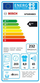 Sušička Bosch WTW85480CS, serie 6 - 5
