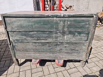 Starožitná komoda Biedermeier třešeň - 5