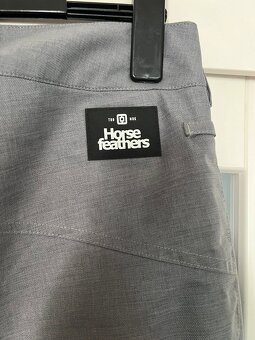 Šedé snowboardové kalhoty Horsefeathers Avril - 5