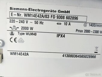 Pračka Beko 6 kg., 1400 ot./ min - 5