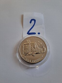 Stříbrná investiční mince Český Lev 2017 - 5