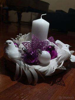 Svícny vánoční,adventní - 5