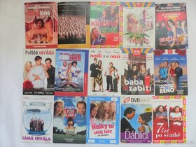 DVD filmy různé přes 130 ks české i cizí - poštovné 30,-  - 5
