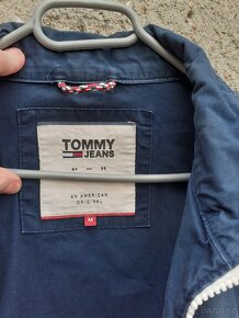 Vintage Tommy Hilfiger bunda modrá unisex pánská dámská - 5
