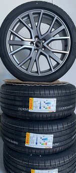 Original letní alu Audi A6 S6 C8 4K r20 + Pirelli 255/40/20 - 5